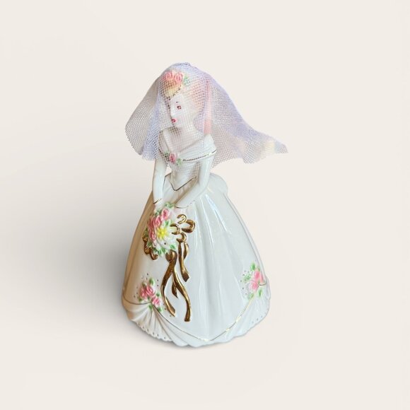 Vintage Josef Originals Applause Bride with Veil Figurine, #38660, 6.75” Tall - Picture 5 of 14